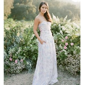 Plum Pretty Sugar Strapless Gown